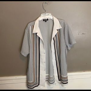 Vintage bowling button down shirt